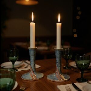 Vintage MCM Ceramic Candle Holders – Southwestern Studio Pottery